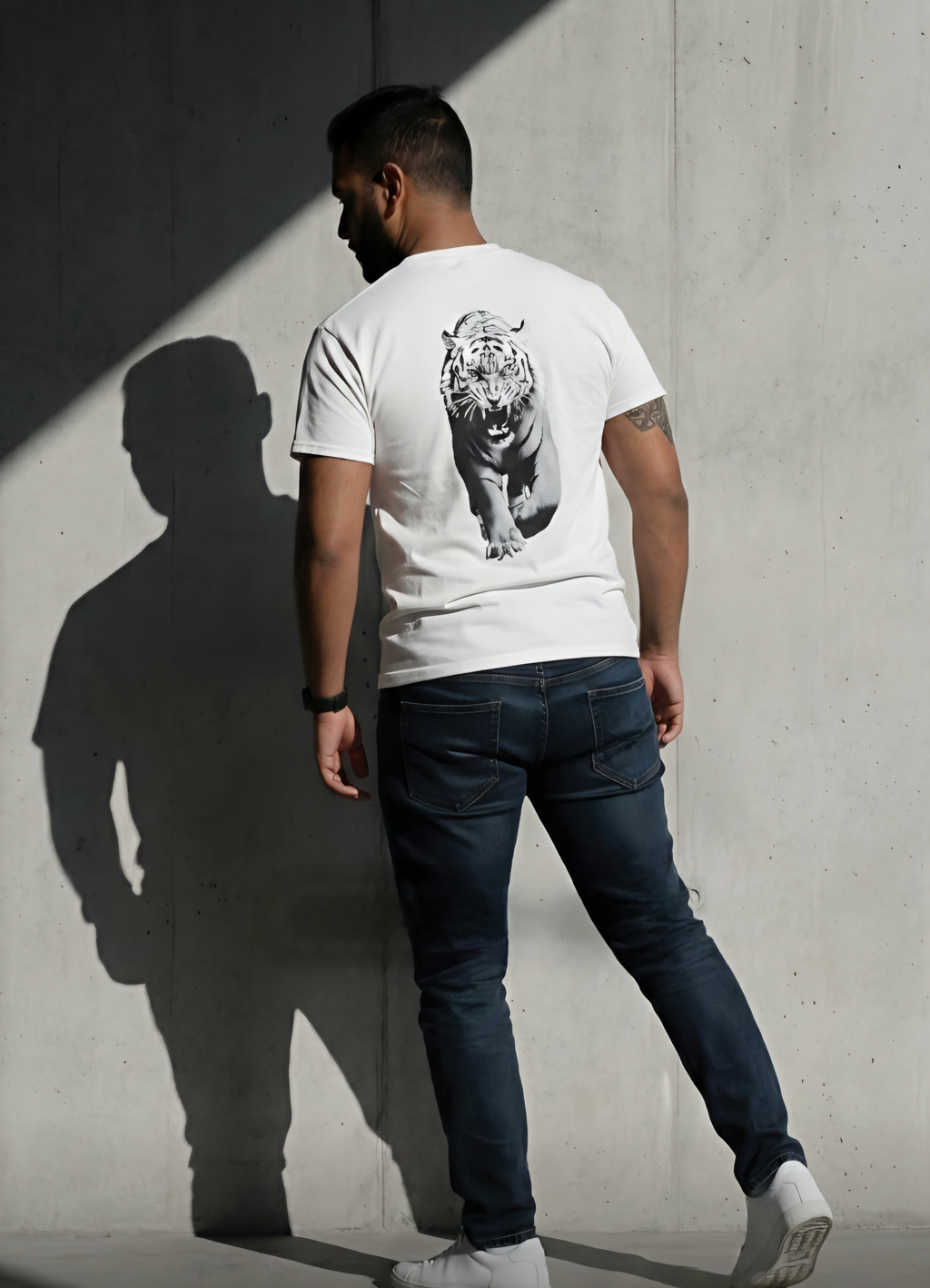 The Monochrome Tiger Tee